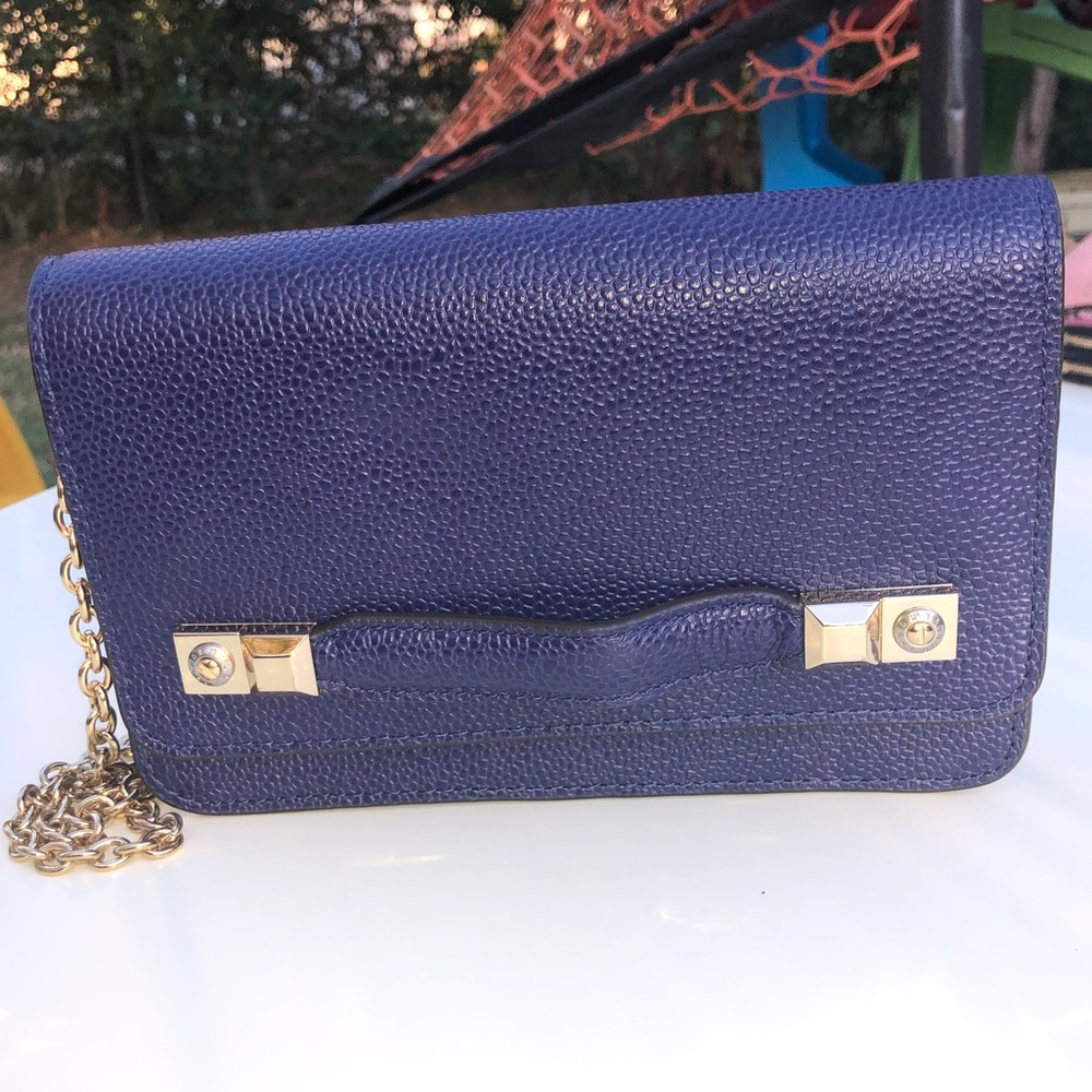 Henri Bendel Carlyle  with gold crossbody chain